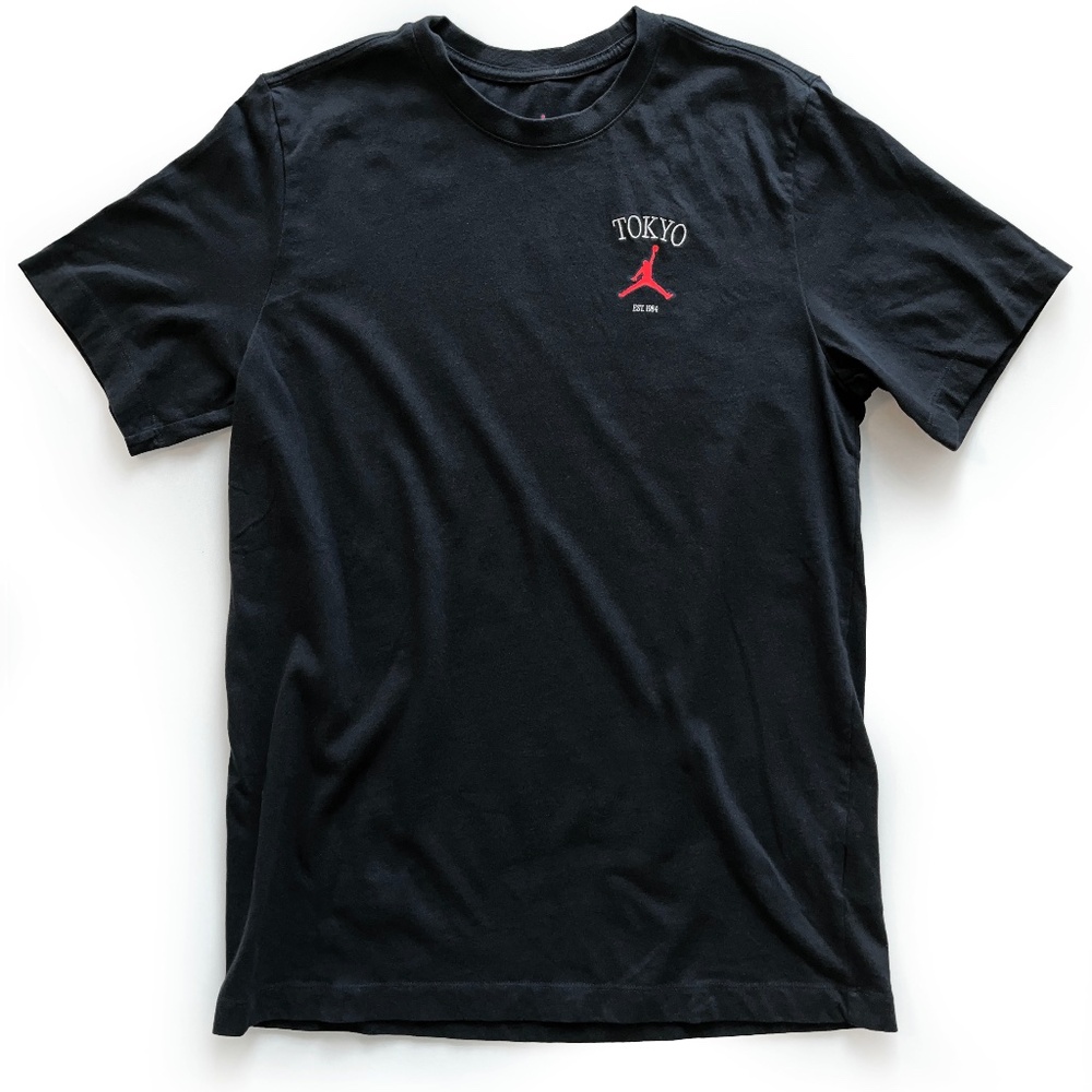Nike Air Jordan Tokyo Tee T-Shirt Size M Black